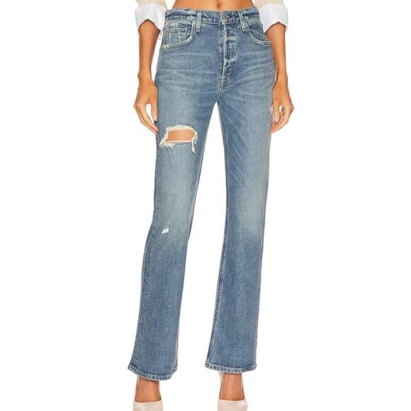 Citizens of Humanity Women's size 25 Vintage Libby Button Fly Distressed Jeans - Picture 1 of 14